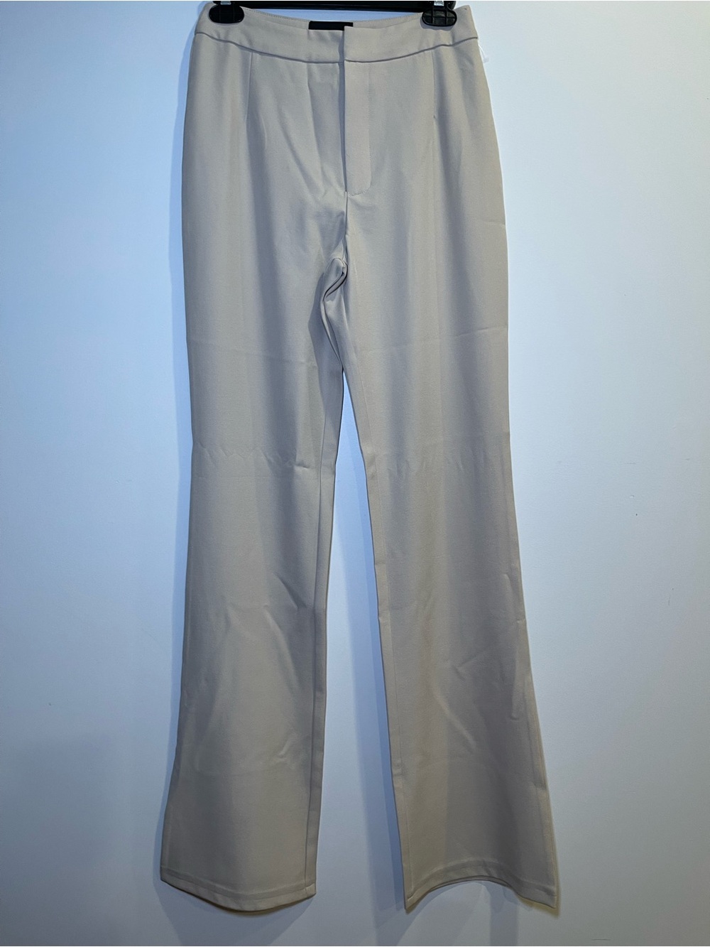 Women's Cream Flare Dress Pants prettylittlething